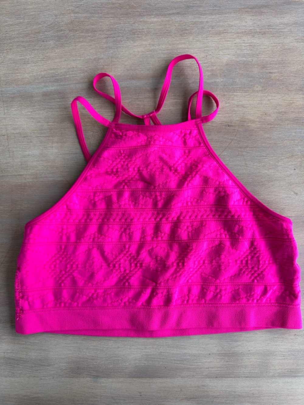 Victoria's Secret Neon Pink strappy bra top M